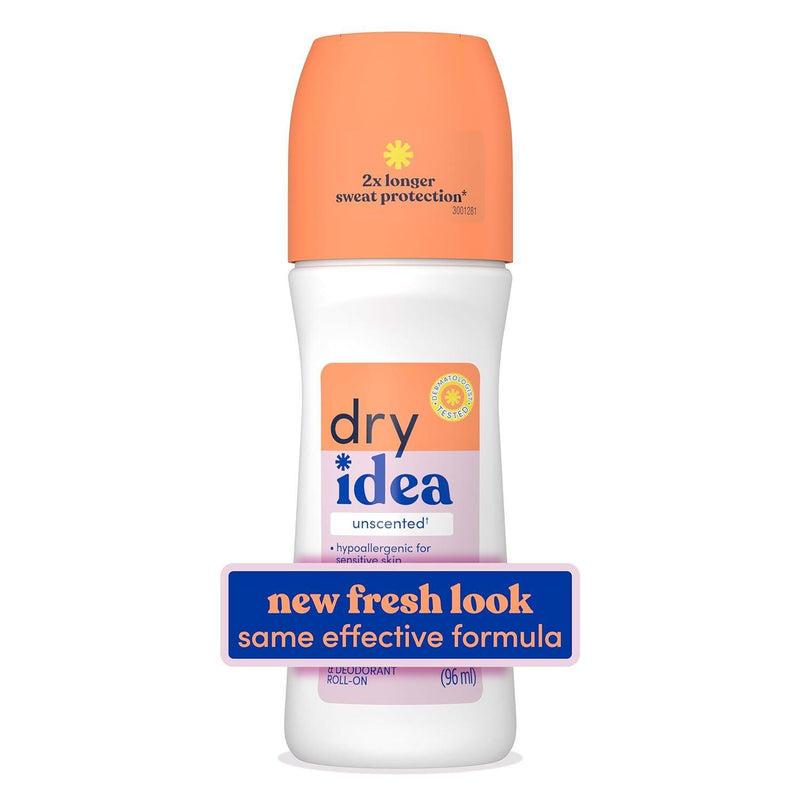 Dry Idea Dry Idea Advance Roll On Unscented Antiperspirant & Deodorant 3.25 Oz Deodorant White Smoke