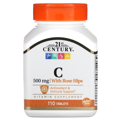 21st Century 21st Century Vitamin C With Rose Hips 500 Mg Tablets Vitamins & Supplements Lavender