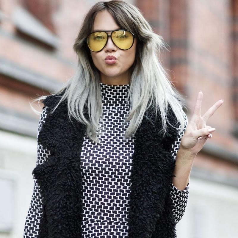 zeroUV Retro 1980's Fashion Plastic Aviator Yellow Driving Lens Sunglasses Sunglasses Black Black Yellow,Tortoise Yellow