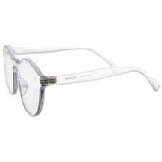 zeroUV Mono Block Rimless PC Color Tone Lens Sunglasses A555 Sunglasses White Smoke Red,Blue,Pink,Orange,Smoke,Clear,Dark Pink,Black,Yellow