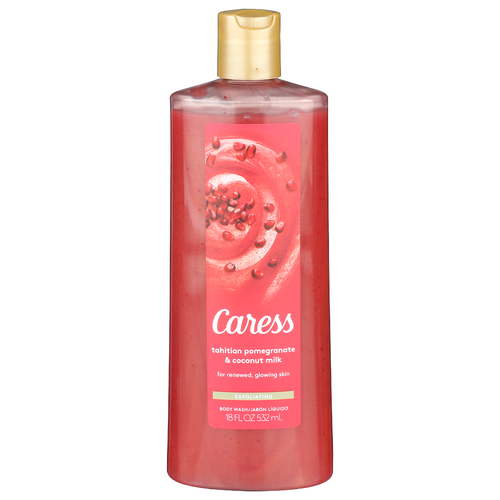 Caress Caress Body Wash – Tahitian Pomegranate & Coconut Milk (20 Fl Oz) Body Wash White Smoke
