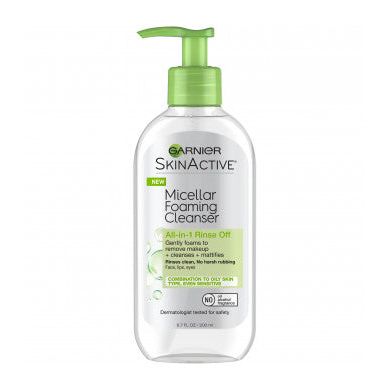Garnier Garnier Micellar Foaming Cleanser - Oily/Combo Skin - 6.7 Fl Oz Skin Care White Smoke