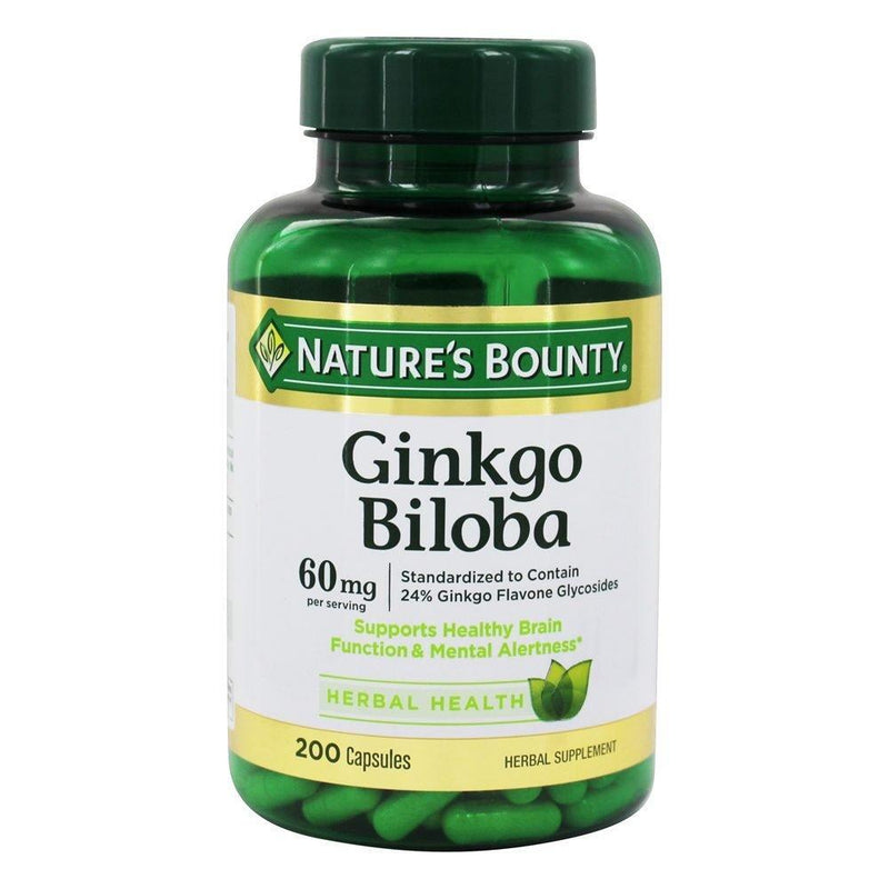 Nature's Bounty Nature's Bounty Ginkgo Biloba, 60 Mg, Capsules Vitamins & Supplements Lavender