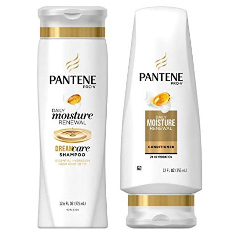 Pantene Pantene Pro-V Daily Moisture Renewal Conditioner, 12 Fl Oz Shampoo & Conditioner White Smoke