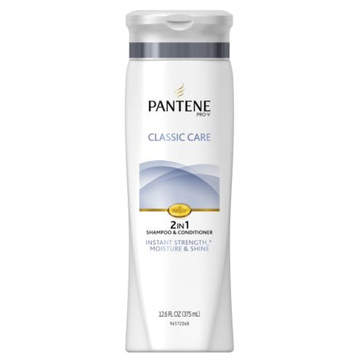 Pantene Pantene Shampoo & Conditioner, 2 In 1, Classic Clean 12.6 Fl Oz Shampoo & Conditioner White Smoke