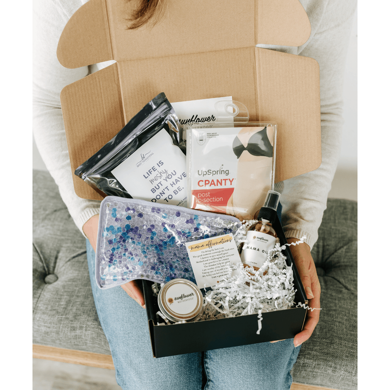 Sunflower Motherhood C-Section Recovery Box Postpartum Gift Rosy Brown Small / Medium,Large / Extra Large,2 XL