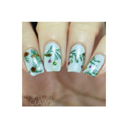UberChic Beauty Happy Christmas, (Christmas-04) Stamping Plate Rosy Brown