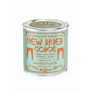 Good & Well Supply Co New River Gorge National Park Candle Candles Light Blue Half Pint / 8oz / Cotton Wick,Pint / 14oz / Cotton Wick
