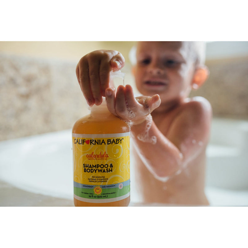 California Baby Calendula™ Shampoo & Bodywash Shampoo & Bodywash Lavender 8.5oz/251mL,19oz/562mL,64oz/half gallon,2oz/59mL