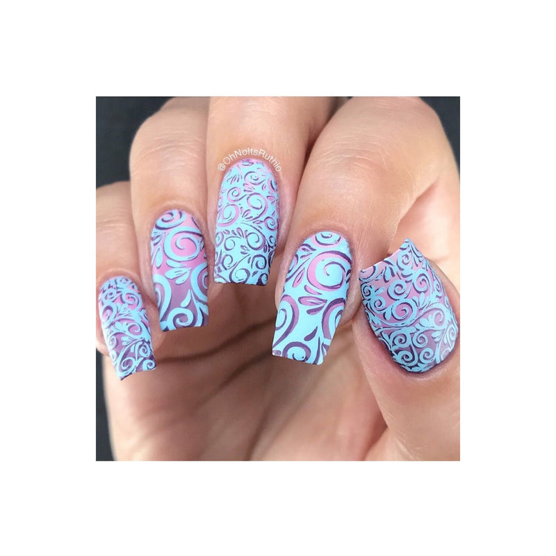 UberChic Beauty Collection 27 Stamping Plate Gray