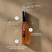 Nãzuk Beauty Brow Growth Oil Brow Serum Rosy Brown