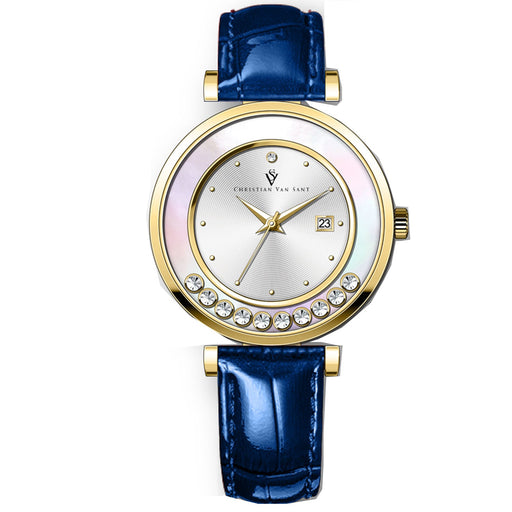 Bids.com Christian Van Sant Women's Bria Watches White Smoke