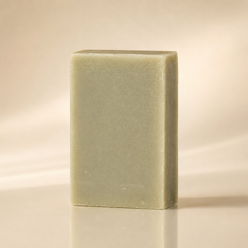 Timeless Organics Skin Care Bamboo + Bentonite Mud Bar Bar Soap Wheat