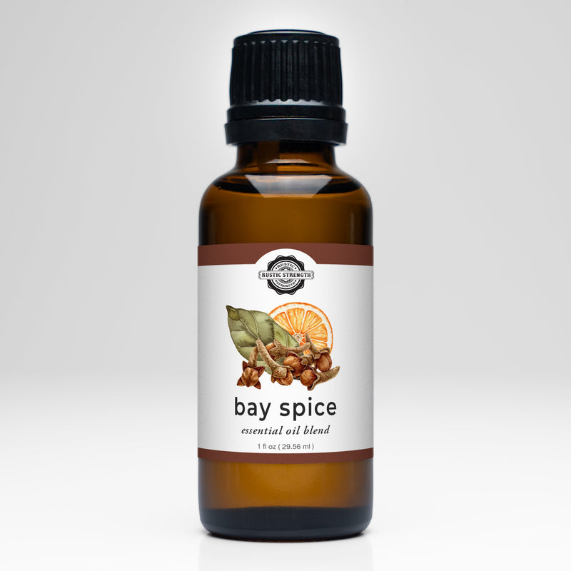 Rustic Strength Bay Spice Essential Oil Blend Scenting Oil Light Gray