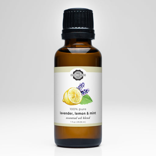 Rustic Strength Lavender, Lemon & Mint Essential Oil Blend Scenting Oil Light Gray