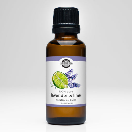 Rustic Strength Lavender & Lime Essential Oil Blend Scenting Oil Light Gray
