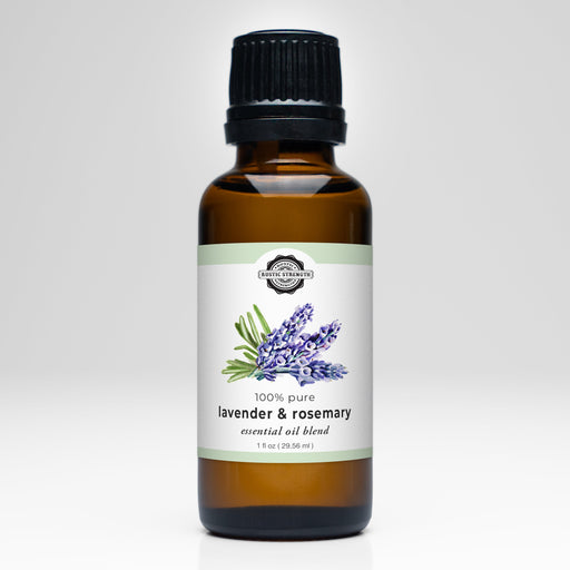 Rustic Strength Lavender & Rosemary Essential Oil Blend Scenting Oil Light Gray