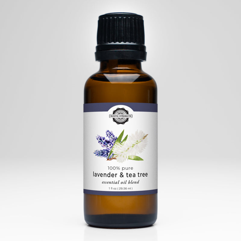 Rustic Strength Lavender & Tea Tree Essential Oil Blend Scenting Oil Light Gray
