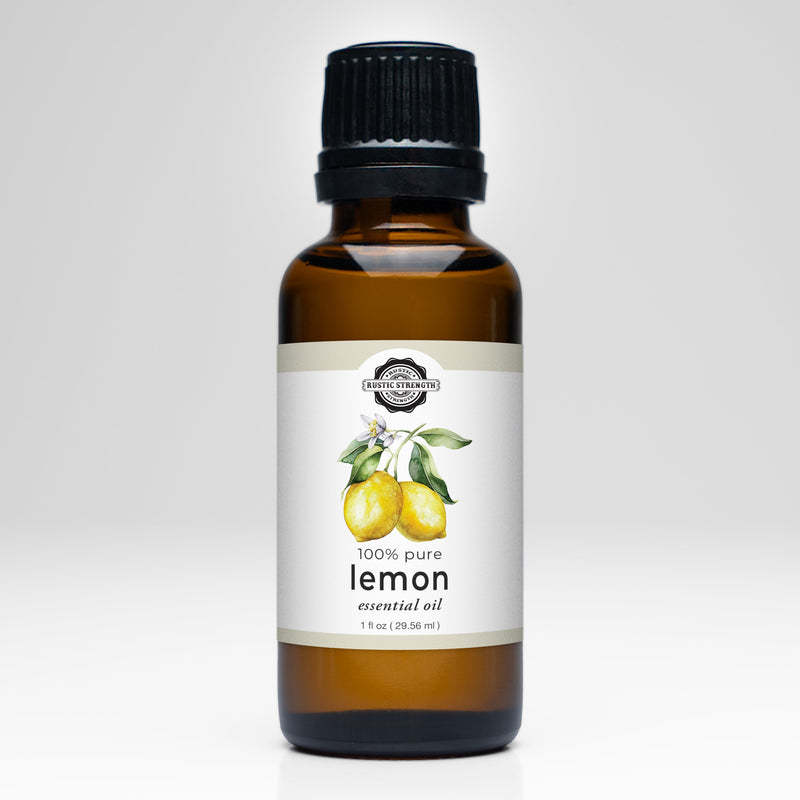 Rustic Strength Lemon Essential Oil Scenting Oil Light Gray