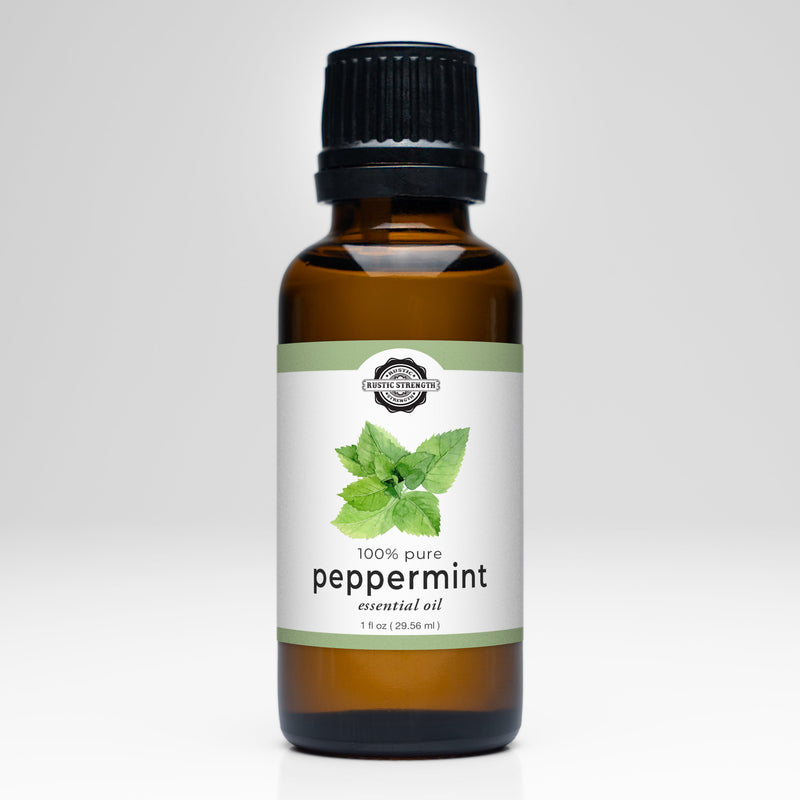 Rustic Strength Peppermint Essential Oil Scenting Oil Light Gray