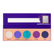Profusion Cosmetics Blooming Hues 5 shade palette Eye Midnight Blue Romantic Rose,Honest Hibiscus,Delightful Dahlia,Terrific Tulip,Peaceful Peony,Pretty Poppy