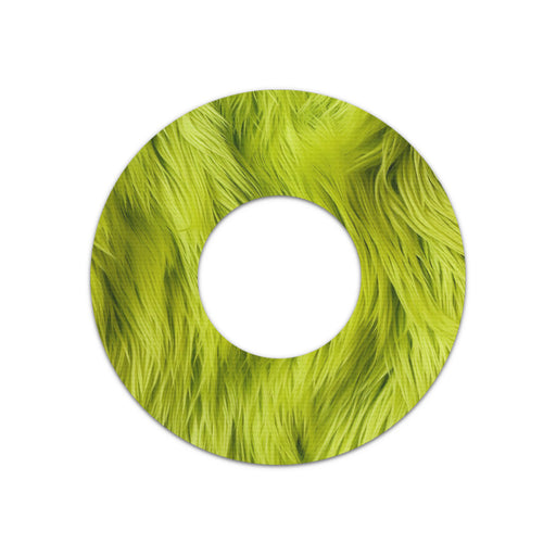 Peelz Green Fur Freestyle Libre 2 Patch Tape - Pump Peelz Patch Medical Tape White Smoke 12-Pack Libre 2 (Set of 12 Patches),4-Pack Libre 2 (Set of 4 Patches),1-Single (1 Single Patch)