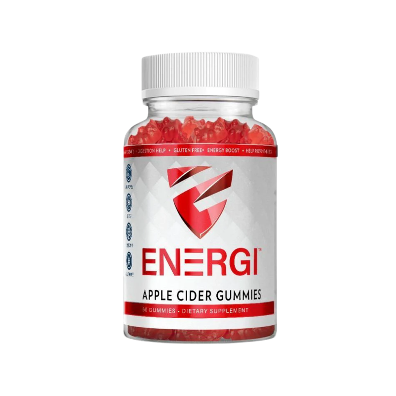 Energi Nutrition Apple Cider Vinegar Gummies Supplement White Smoke