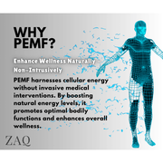 ZAQ Skin & Body Infrared PEMF Travel Mat Dark Gray