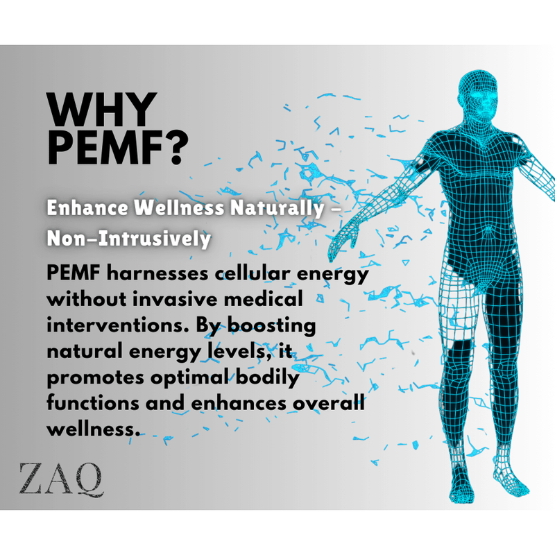 ZAQ Skin & Body Infrared PEMF Travel Mat Dark Gray