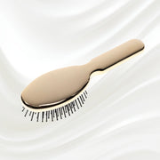 KOH-I-NOOR Beauty USA Metallic Pneumatic Oval Synthetic Pin Hairbrush Hair Brush Lavender Chrome / Small,Gold / Small,Chrome / Large,Gold / Large
