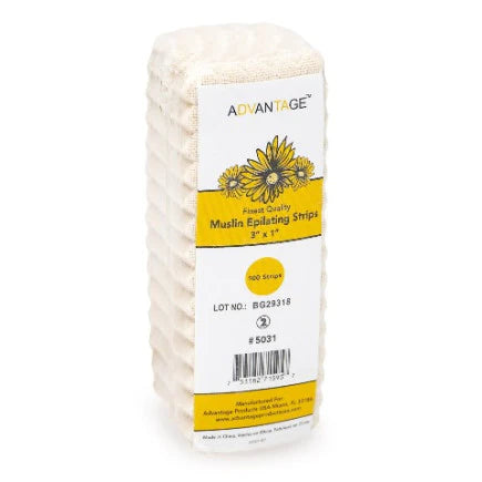 Advantange Advantange Muslin Epilating Strips 3' x 1' 100 ct Skin Care White Smoke