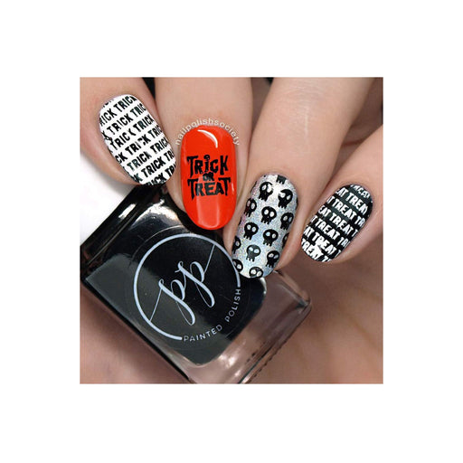 UberChic Beauty Halloween-04 Stamping Plate Rosy Brown