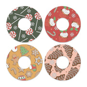 Peelz Christmas Treats Variety FreeStyle Libre 3 Plus & Lingo  Patch Tape - Pump Peelz Patch Medical Tape White Smoke 12-Pack (Set of 12 Patches),4-Pack (Set of 4 Patches)