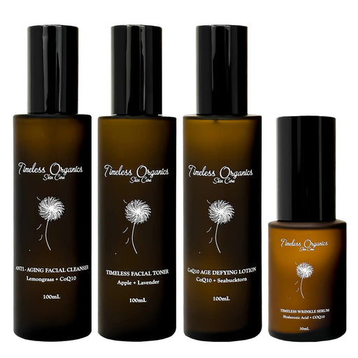 Timeless Organics Skin Care Anti-Aging Kit Kit Black
