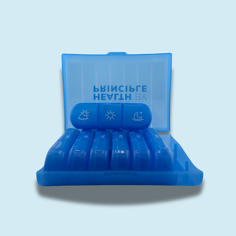 Health By Principle 3-Times-a-Day Pill Organizer Lavender