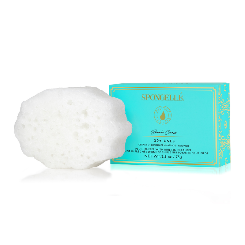 Spongellé Beach Grass | Pedi Buffer Pedi Buffer White Smoke