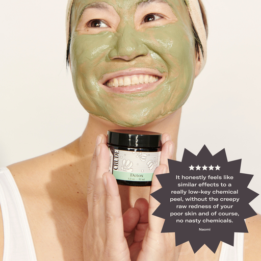 CRUDE Personal Care Detox Mask Bisque