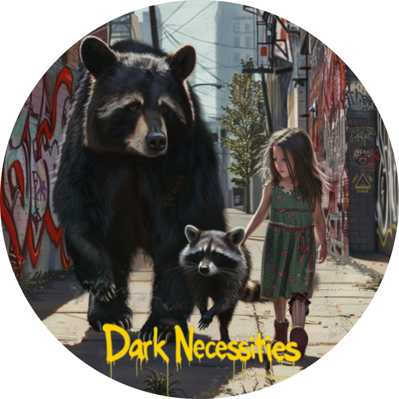 First Line Shave First Line Shave Dark Necessities Collection Shaving Set Dark Slate Gray Shaving Soap 4 Oz