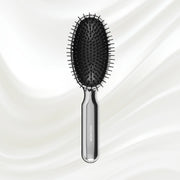 KOH-I-NOOR Beauty USA Metallic Pneumatic Oval Synthetic Pin Hairbrush Hair Brush Lavender Chrome / Large