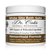 COLEHERBALS LLC 03 - Dr. Cole's Hemorrhoid Salts White Herbal Dark Olive Green