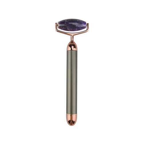ZAQ Skin & Body ZAQ Roll-On Amethyst W-Sonic Vibrating Face Roller White Smoke
