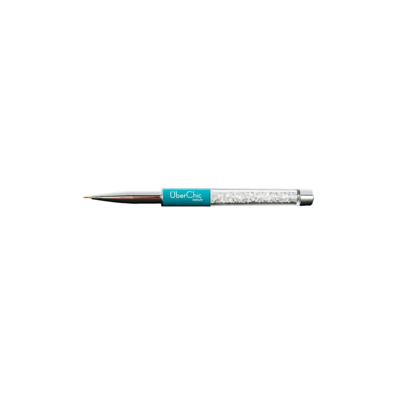 UberChic Beauty Detail Nail Art Brush - Teal Brush Dark Slate Gray