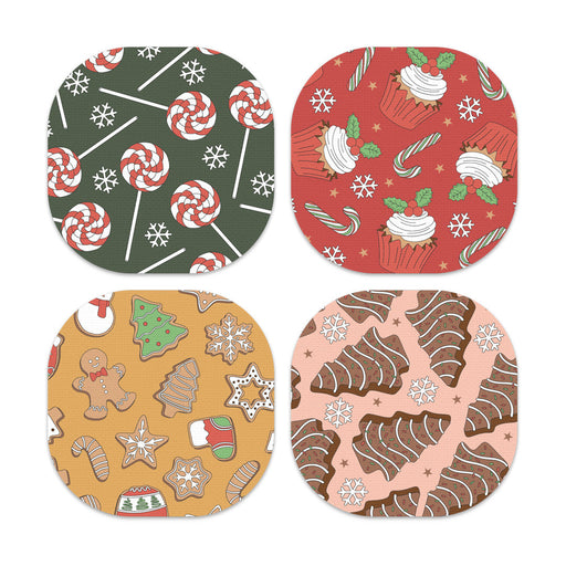Peelz Christmas Treats Variety Overpatch Tape - Pump Peelz Patch Medical Tape White Smoke 12-Pack (Set of 12 Patches),4-Pack (Set of 4 Patches)