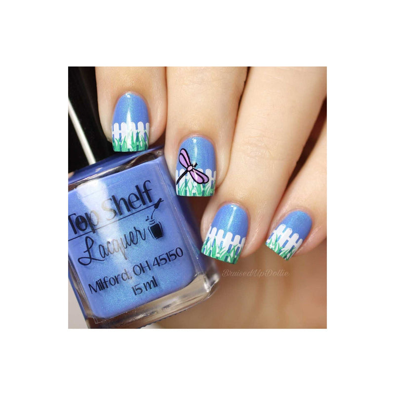 UberChic Beauty Garden Love Stamping Plate Dark Gray