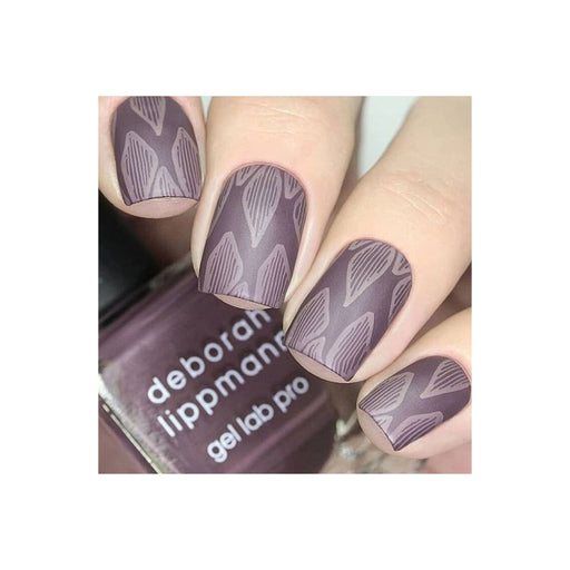 UberChic Beauty Culture Rich Stamping Plate Rosy Brown