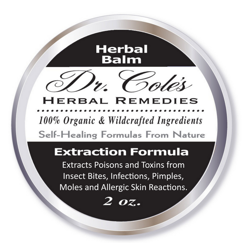 COLEHERBALS LLC 14 - Dr. Cole's Organic Extraction Herbal Balm Herbal Dark Slate Gray