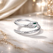 Bids.com 925 Sterling Silver Oxidized Pavé Setting CZ Slim Ring for Women Rings White Smoke