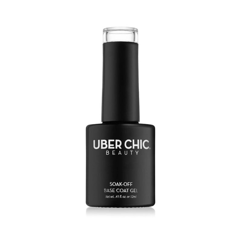 UberChic Beauty Soak-Off Gel Base Coat Gel Polish Dark Slate Gray