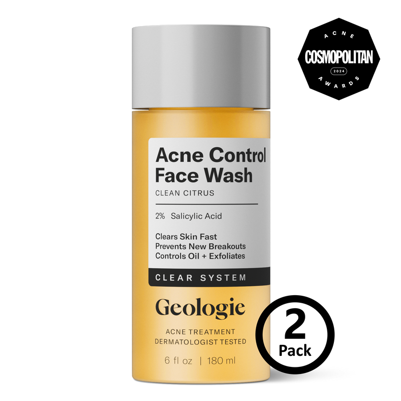 Geologie Acne Control Face Wash Black 2-Pack