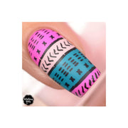 UberChic Beauty Cultural Rhythm Stamping Plate Light Pink